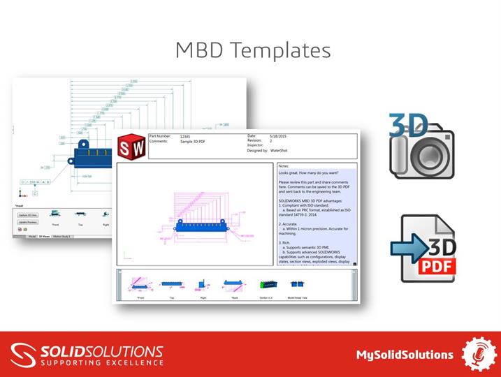 Advanced template creation with SOLIDWORKS MBD