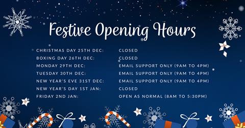 Festive Opening Hours | Solid Solutions Technical 