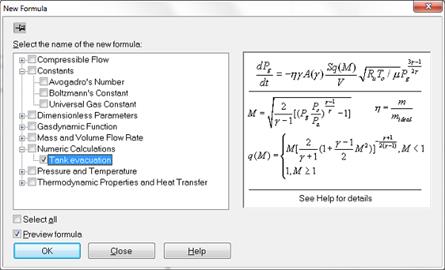 Using the Gas Dynamic Calculator in Flow