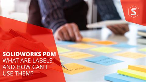 What are Labels in SOLIDWORKS PDM and how can I us