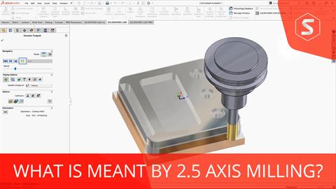 What is meant by 2.5 Axis Milling?