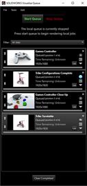 SOLIDWORKS Visualize Why Go Pro? 2- Render Queuing